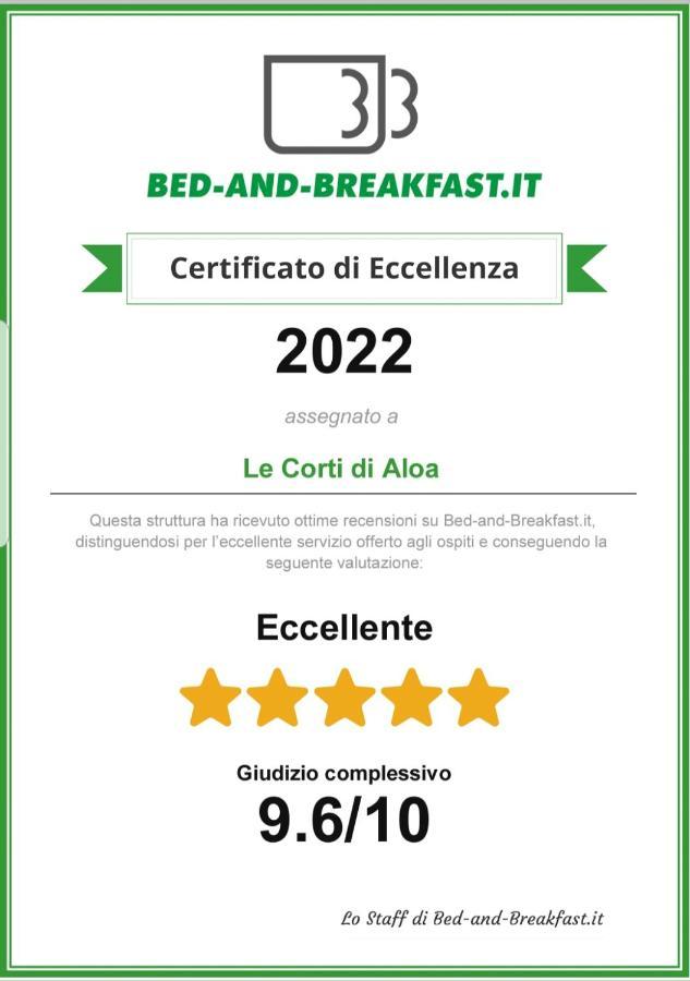 B&B Le Corti Di Aloa Сан-Панталео Экстерьер фото